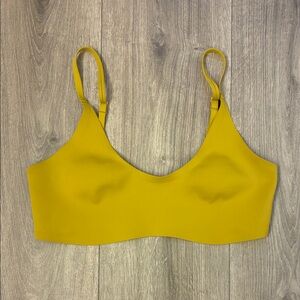 Free people Mustard Yellow stella neo scuba Bralette